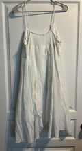 Load image into Gallery viewer, XL Maurice’s White Y2K Asymmetrical Hem Tank Dress
