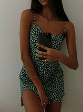 Load image into Gallery viewer, Size 4 Princess Polly Green Floral Slip Dress
