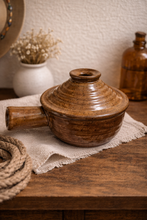 Load image into Gallery viewer, Vintage Brown Speckled Soup Crock
