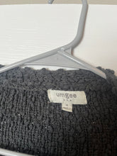 Load image into Gallery viewer, Medium Umgee Dark Gary Chunky Knit Sweater Cardigan
