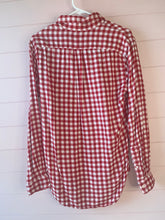 Load image into Gallery viewer, Small Ralph Lauren Mens Red White Long Sleeve Button Up Polo
