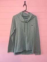 Load image into Gallery viewer, XL The Black Dog Teal Cowl Neck Hoodie

