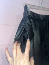 Load image into Gallery viewer, Size 8 Worthington Black Faux Leather Skirt
