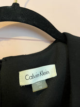 Load image into Gallery viewer, Size 10 Calvin Klein NWT Black Chiffon Popover Scuba Dress
