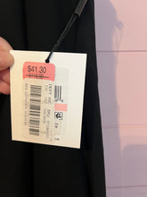 Load image into Gallery viewer, Size 10 Calvin Klein NWT Black Chiffon Popover Scuba Dress
