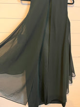 Load image into Gallery viewer, Size 10 Calvin Klein NWT Black Chiffon Popover Scuba Dress
