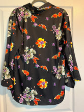 Load image into Gallery viewer, XS Savage X Fenty Oversized Night Blooms Satin Sleep Shirt

