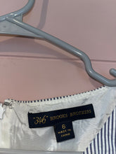 Load image into Gallery viewer, Size 6 Brooks Brothers Seersucker Stripe Cotton Dress
