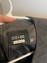 Load image into Gallery viewer, Medium Do+Be Dark Gray Suede Jumper
