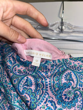 Load image into Gallery viewer, Size 12 Antonio Melani Cameron Paisley Print Tie Waist Pencil Skirt
