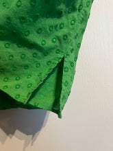 Load image into Gallery viewer, Large Talbots Green V-Neck Blouse
