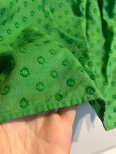 Load image into Gallery viewer, Large Talbots Green V-Neck Blouse
