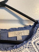 Load image into Gallery viewer, XL Loft Ruffle Bell Sleeve Blouse
