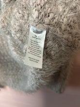 Load image into Gallery viewer, Large Woven Heart Tan Chunky Knit Cardigan Sweater
