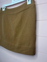 Load image into Gallery viewer, 2/26 Fossil Tan Wool Mini Skirt
