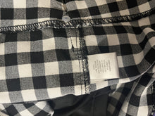 Load image into Gallery viewer, Size 4 Christopher &amp; Banks Black &amp; White Buffalo Plaid Mini Skirt
