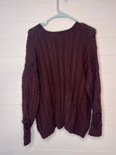 Load image into Gallery viewer, Small Lush Distressed Chunky Knit Sweater
