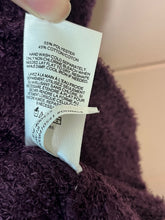 Load image into Gallery viewer, Large Express Purple Cardigan Sweater
