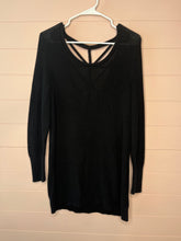 Load image into Gallery viewer, 2XL Torrid Long Black Criss Cross Open Back Sweater
