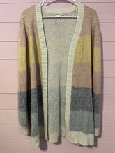 Load image into Gallery viewer, Large Entro Stripe Sweater Cardigan
