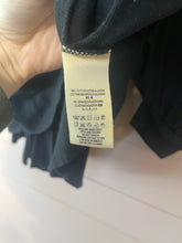 Load image into Gallery viewer, Small Free People Black Boho Cinched Waist Flowy Top
