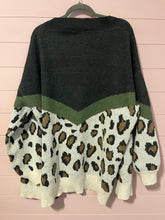 Load image into Gallery viewer, 3X Davi &amp; Dani Plus Size Leopard Sweater Cardigan
