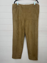Load image into Gallery viewer, XL Allison Daley Faux Suede Brown Dress Trousers

