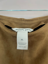 Load image into Gallery viewer, XL Allison Daley Faux Suede Brown Dress Trousers
