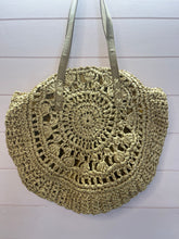 Load image into Gallery viewer, Boho Round Straw Bag
