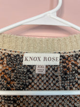 Load image into Gallery viewer, XXL Knox Rose Long Leopard Sweater Cardigan
