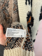 Load image into Gallery viewer, XXL Knox Rose Long Leopard Sweater Cardigan

