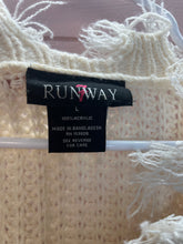 Load image into Gallery viewer, Large Runway Fringe V-Neck Sweater

