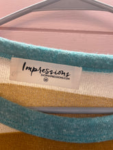 Load image into Gallery viewer, Medium Impressions Stripe Leopard Top
