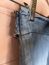 Load image into Gallery viewer, Medium Anthropologie Holding Horses Chambray Wide Leg Cropped Pants
