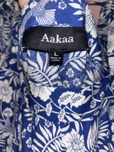 Load image into Gallery viewer, Large NWT Aakaa Blue White Floral Sun Dress
