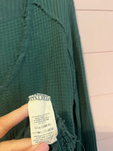 Load image into Gallery viewer, Small Free People Waffle Knit Distressed Tunic Top
