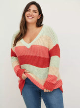 Load image into Gallery viewer, Torrid 4X Stripped Sweater
