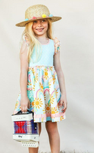 Load image into Gallery viewer, Girls Size 10 Boho Rainbow Matilda Jane Dress
