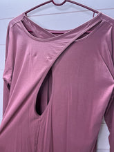 Load image into Gallery viewer, Medium/ Large Lululemon Back Into It Long Sleeve So Merlot Top
