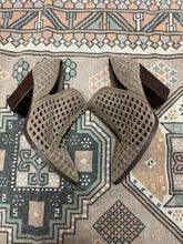 Load image into Gallery viewer, Size 9 Vince Camuto Perforated Heeled Ankle Booties
