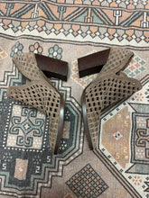 Load image into Gallery viewer, Size 9 Vince Camuto Perforated Heeled Ankle Booties
