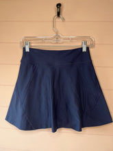 Load image into Gallery viewer, XS Under Armour Navy Blue Mini Skirt
