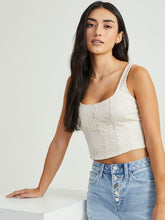 Load image into Gallery viewer, Medium Altar’d State NWT Lila Lace Corset Tank Top
