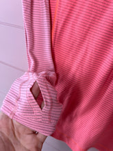 Load image into Gallery viewer, Small Lululemon Run: Turn It Up Long Sleeve
Pop Orange / Dune / Wagon Stripe Pop Orange
