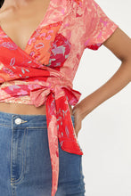 Load image into Gallery viewer, Large Free People NWT Boho Ashley Wrap Crop Top
