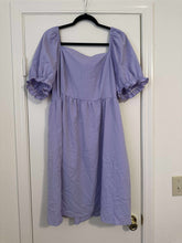 Load image into Gallery viewer, 3XL SHEIN Smocked Purple Dress
