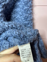 Load image into Gallery viewer, Small/ Medium Altar’d State Blue Chunky Knit Sweater
