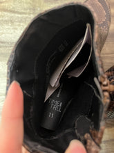 Load image into Gallery viewer, Size 11 NWT Time &amp; Tru Snake Print Block Heel Booties

