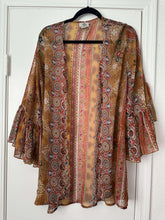 Load image into Gallery viewer, S/M Turquoise Haven Boho Kimono
