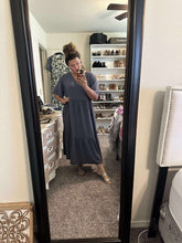 Load image into Gallery viewer, 2X Terra Sky Blue Ruffle Dress
